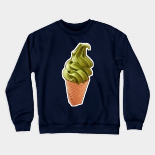 Matcha ice cream Crewneck Sweatshirt